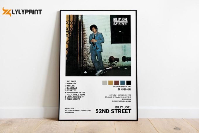 Billy Joel Posters / 52Nd Street Poster 2