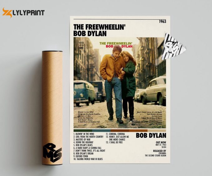 Bob Dylan Posters Bob Dylan The Freewheeling Poster 1