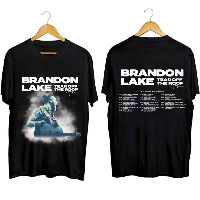 Brandon Lake Tear Off The Roof Tour 2024 Shirt, Brandon Lake Fan Gift Shirt, Brandon Lake Concert 2024 Shirt 2