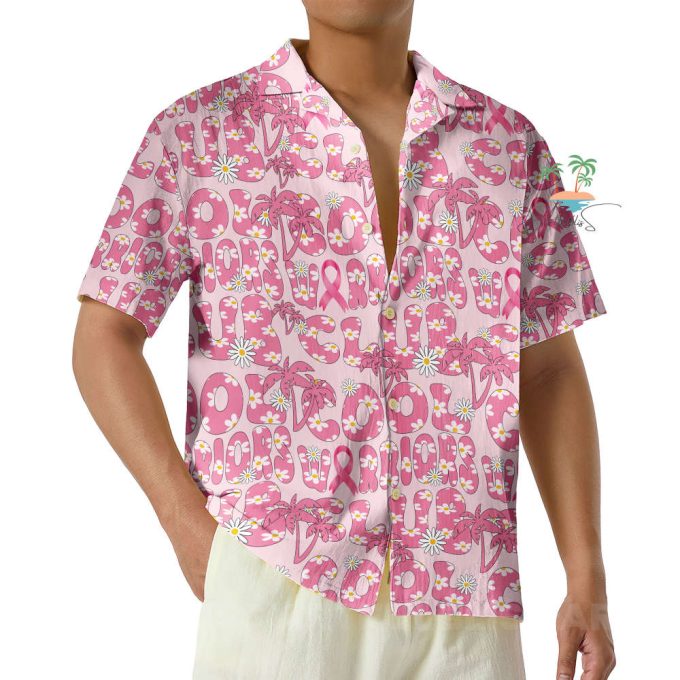 Breast Cancer Cool Warrior Club Hawaiian Shirt 4