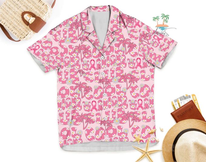 Breast Cancer Cool Warrior Club Hawaiian Shirt 5