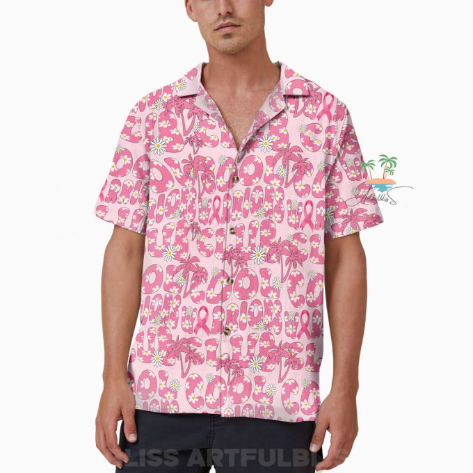 Breast Cancer Cool Warrior Club Hawaiian Shirt 6