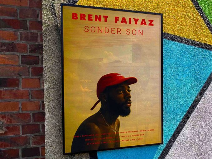 Brent Faiyaz &Quot;Sonder Son&Quot; Album Cover Poster #Fac 2