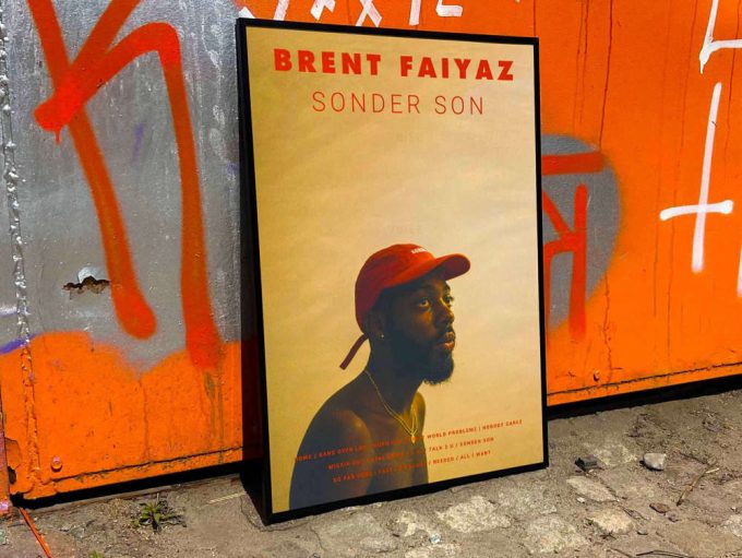 Brent Faiyaz &Quot;Sonder Son&Quot; Album Cover Poster #Fac 3