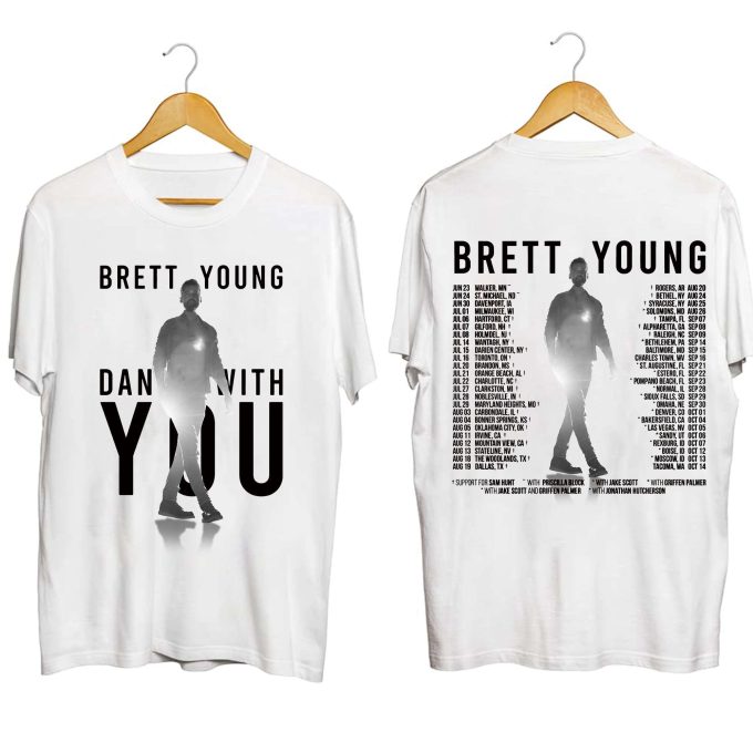Brett Young Dance With You Tour 2023 Shirt, Brett Young Fan Shirt, Brett Young 2023 Concert Shirt, Brett Young Dance With You Concert Shirt 1