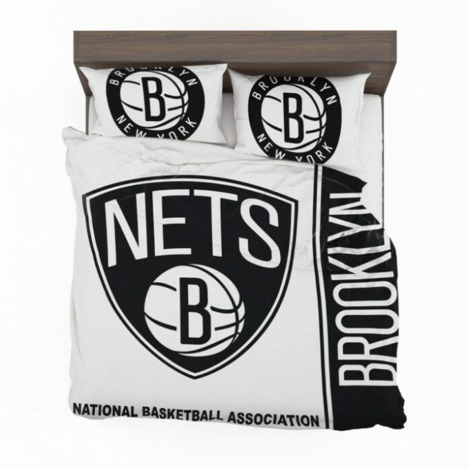 Brooklyn Nets Basketball Duvet Cover Bedding Set Gift For Fans 5