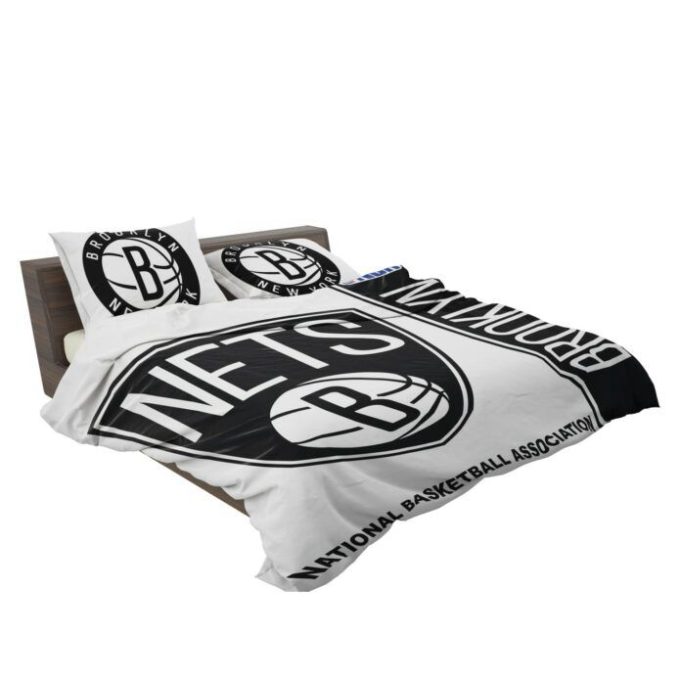 Brooklyn Nets Basketball Duvet Cover Bedding Set Gift For Fans 6