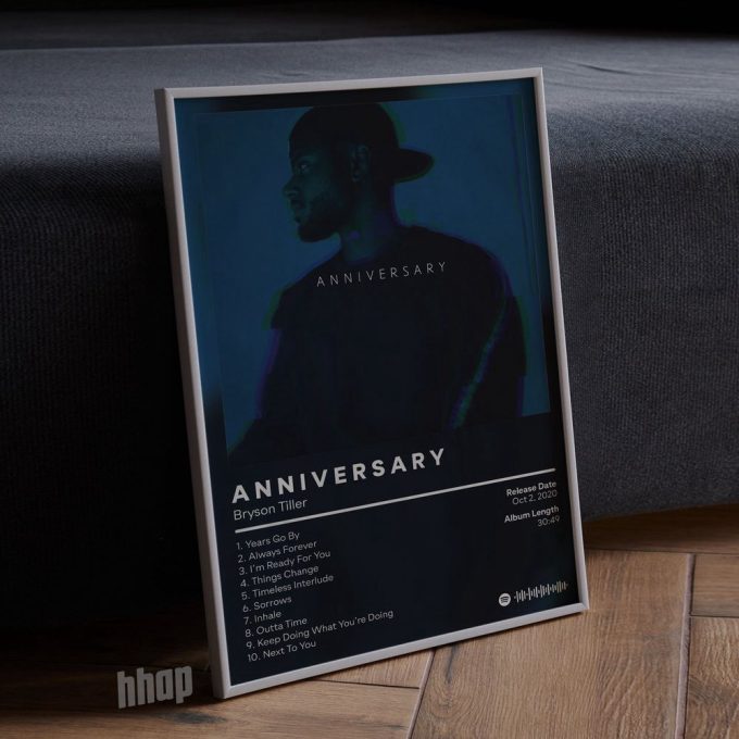 Bryson Tiller - Anniversary - Album Cover Poster 4