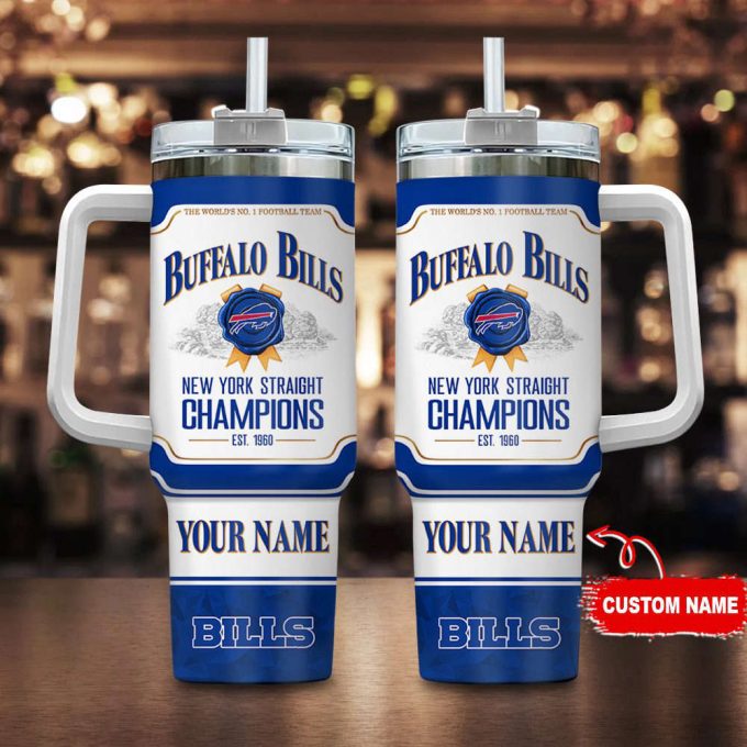 Buffalo Bills Personalized The World’s No 1 Football Team Nfl Jim Beam 40Oz Stanley Tumbler 2