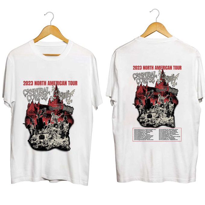 Cannibal Corpse 2023 Tour Shirt, Cannibal Corpse Band Fan Shirt, Cannibal Corpse 2023 Shirt For Fan, Cannibal Corpse Concert Shirt 2