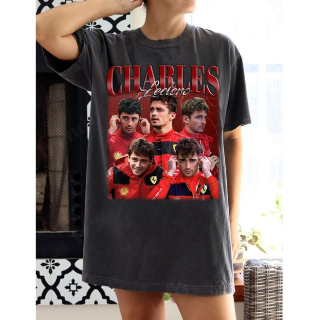 Charles Leclerc T-Shirt Charles Leclerc Shirt Charles Leclerc Tees Charles Leclerc Sweater Gift For Him Sport Gifts 2