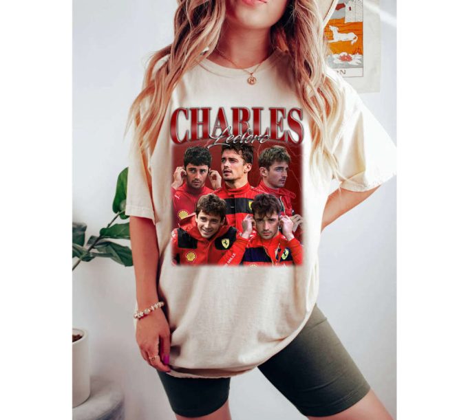 Charles Leclerc T-Shirt Charles Leclerc Shirt Charles Leclerc Tees Charles Leclerc Sweater Gift For Him Sport Gifts 3