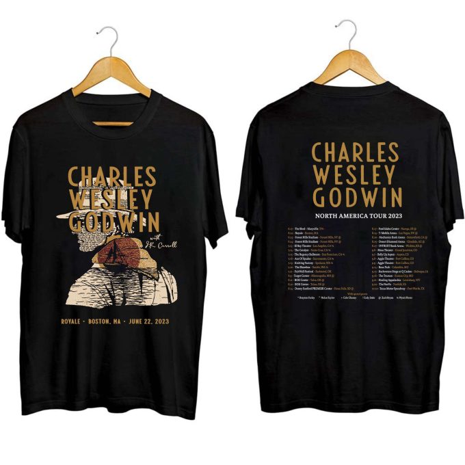 Get Ready For The Charles Wesley Godwin North American Tour 2023 With Stylish Fan Shirts! 1