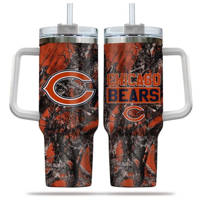 Chicago Bears Nfl Hunting Personalized Stanley Tumbler 40Oz 2
