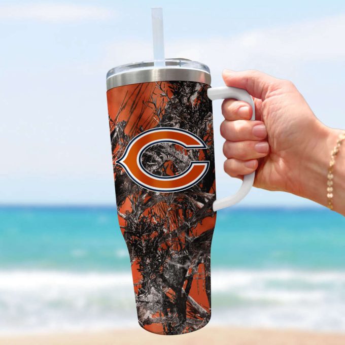Chicago Bears Nfl Hunting Personalized Stanley Tumbler 40Oz 4