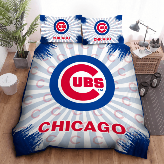 Chicago Cubs Duvet Cover Bd123 - Stylish Bedding Set For True Fans 2