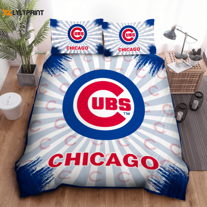 Chicago Cubs Duvet Cover Bd123 - Stylish Bedding Set For True Fans 1