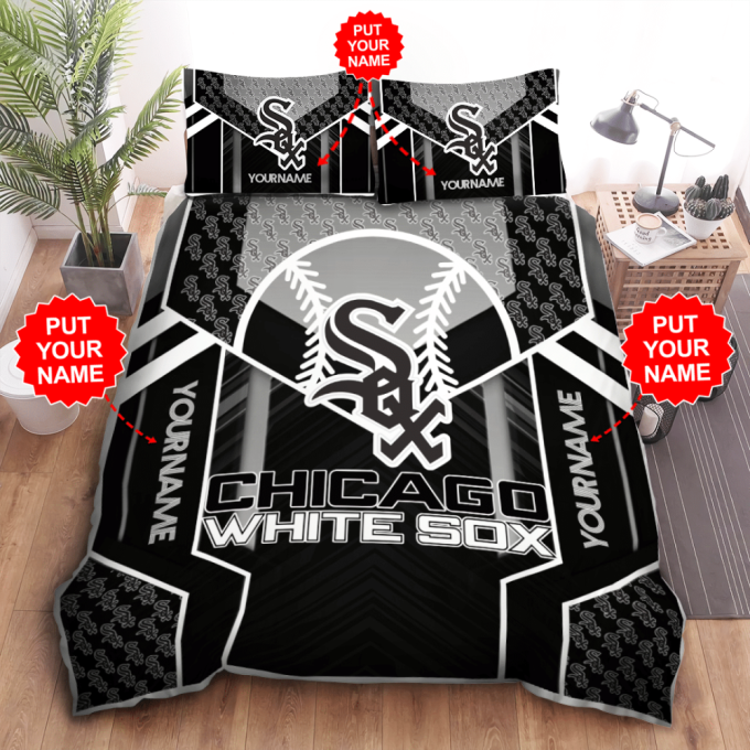 Chicago White Sox Duvet Cover Bedding Set Gift For Fans Bd127 2