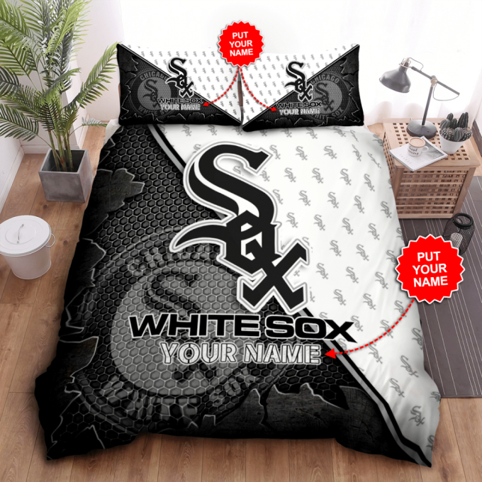 Chicago White Sox Duvet Cover Bedding Set Gift For Fans 2024 Bd130 2
