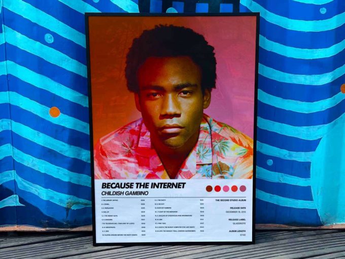 Childish Gambino &Quot;Because The Internet&Quot; Album Cover Poster #6 2