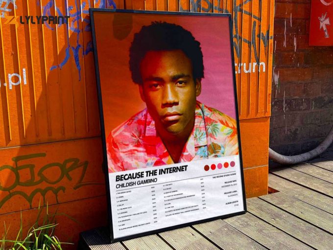 Childish Gambino &Amp;Quot;Because The Internet&Amp;Quot; Album Cover Poster #6 1