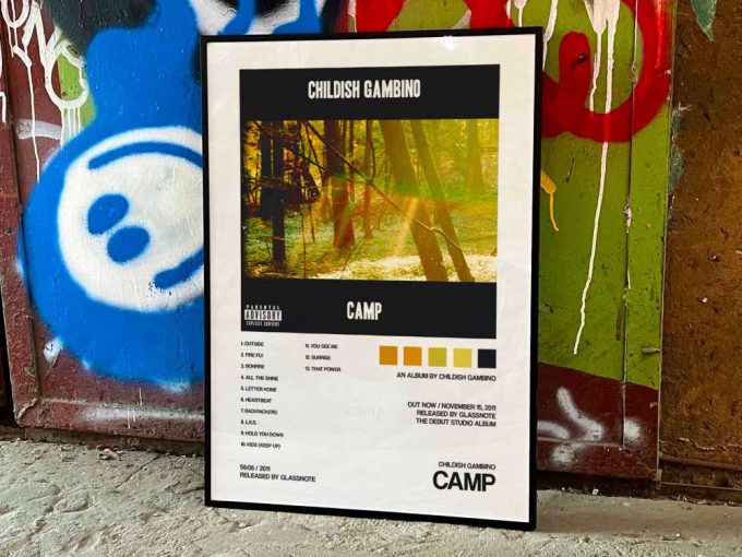 Childish Gambino &Quot;Camp&Quot; Album Cover Poster #2 3