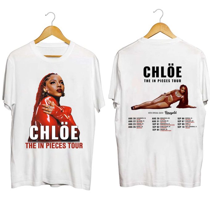 Chlöe In Pieces Tour 2023 Shirt: Stylish Chloe Bailey Fan Merch 2