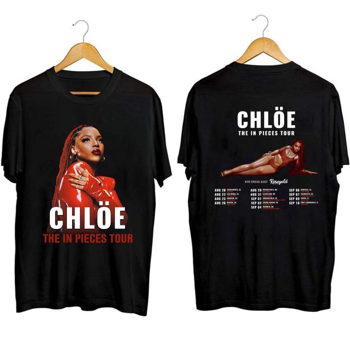 Chlöe In Pieces Tour 2023 Shirt: Stylish Chloe Bailey Fan Merch 1