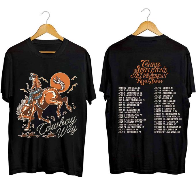Chris Stapleton All American Road Show 2024 Tour Shirt, Chris Stapleton Fan Shirt, Chris Stapleton Country Music Tour Shirt 2