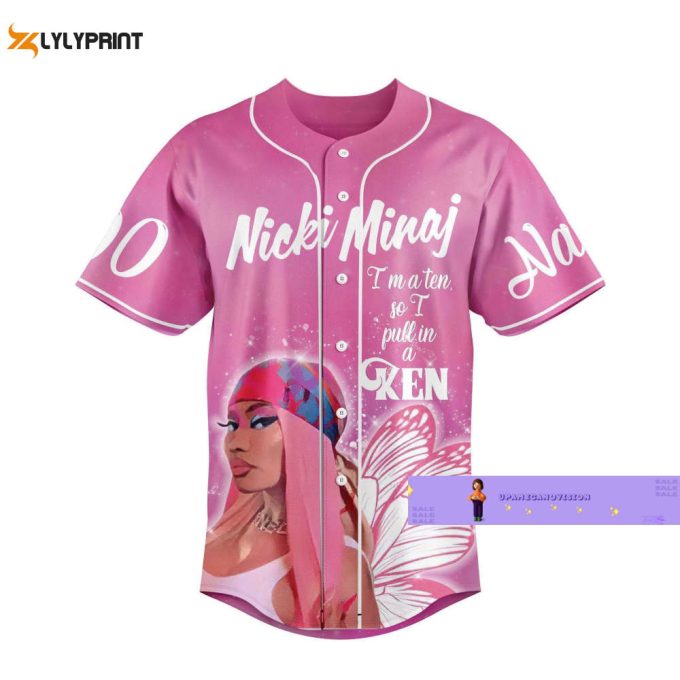 Christmas Barbie Gift, Come On Let'S Go Baseball Jersey 2