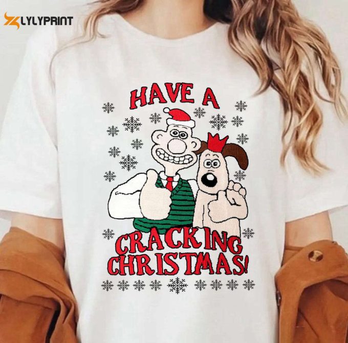 Christmas Wallace &Amp;Amp; Gromit Unisex T-Shirt Sweatshirt - Perfect Gift For Wallace And Gromit Lovers 1