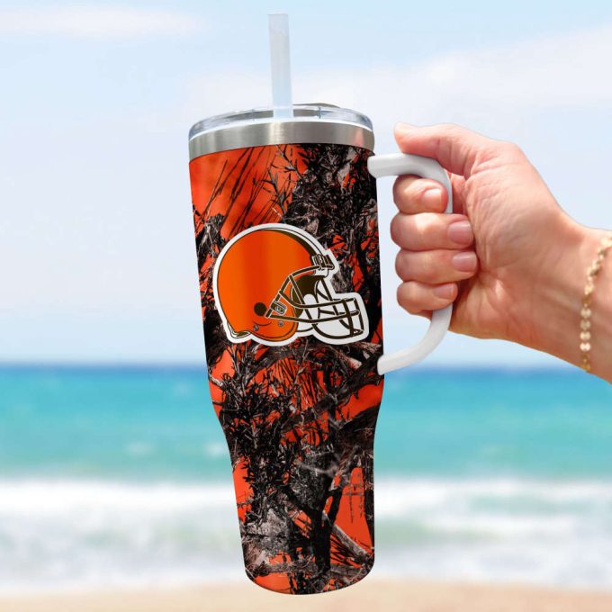 Cleveland Browns Nfl Hunting Personalized Stanley Tumbler 40Oz 4