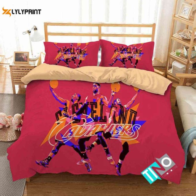 Cleveland Cavaliers Duvet Cover Bedding Set Gift For Fans Bd152 1