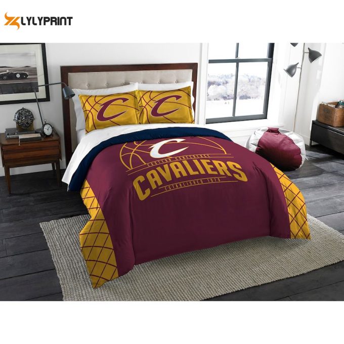 Cleveland Cavaliers Duvet Cover Bedding Set Bd154 1