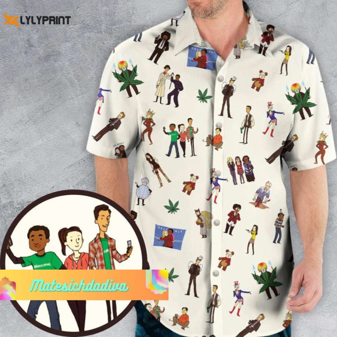 Community Characters Hawaiian Shirt 2