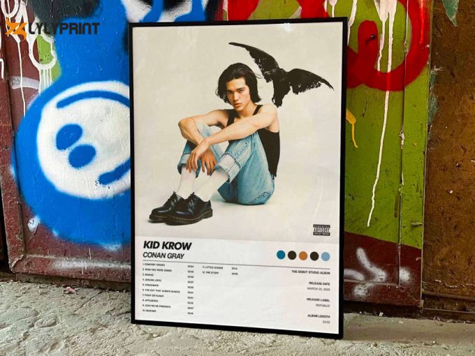 Conan Gray &Amp;Quot;Kid Krow&Amp;Quot; Album Cover Poster #6 1