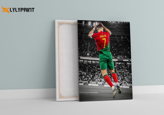 Cristiano Ronaldo, Portugal Football, Poster , Soccer Wall Art, Football Legends 1