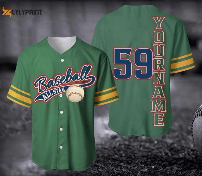 Custom Baseball Jersey,Personalized Jersey 2
