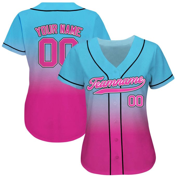 Custom Baseball Jersey With Teamname Name Number, Gifts For Baseball Fans 4