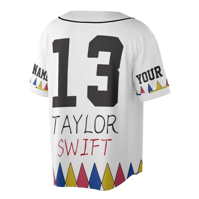 Custom Name And Number Junior Jewels Music Baseball Jersey, You Belong With Me Gift Merch 3