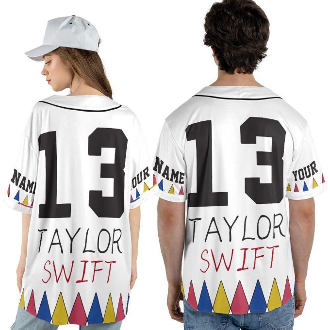 Custom Name And Number Junior Jewels Music Baseball Jersey, You Belong With Me Gift Merch 5