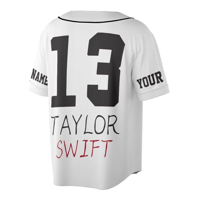 Custom Name And Number Junior Jewels Music Baseball Jersey, You Belong With Me Merch 3