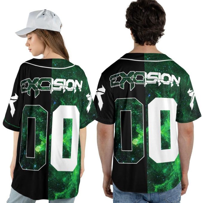 Custom Name Excision Dj Music Baseball Jersey, Dj Live World Tour 2023 Shirt 5