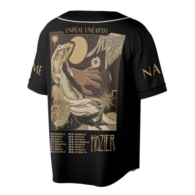 Custom Name Hozier Unreal Unearth Baseball Jersey 3