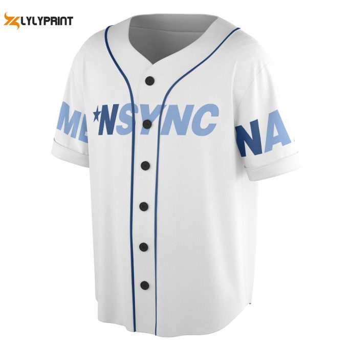 Custom Name Nsync 2023 Baseball Jersey, Nsync Boy Band Forever Christmas 2