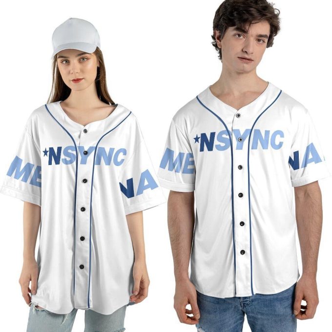 Custom Name Nsync 2023 Baseball Jersey, Nsync Boy Band Forever Christmas 4