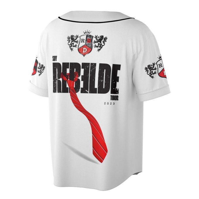 Custom Name Rebelde Music Baseball Jersey 3