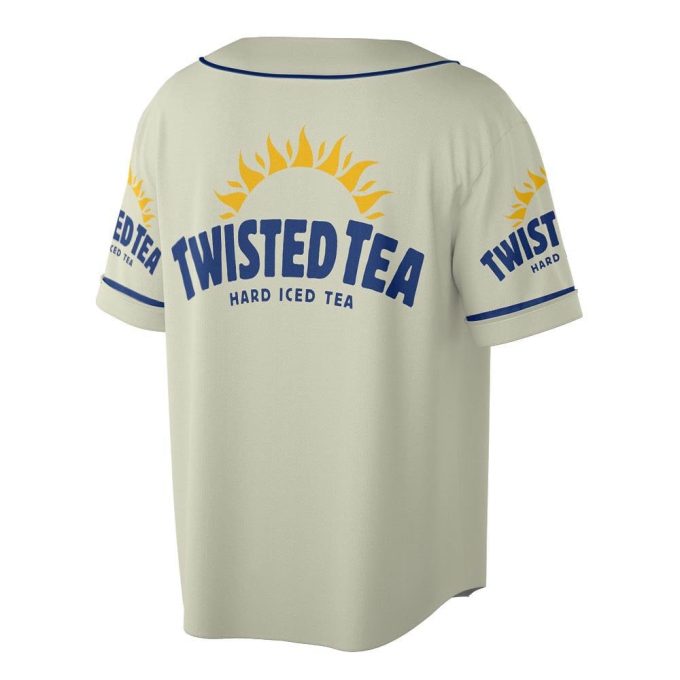 Custom Name Twisted Tea Unisex Baseball Jersey 3