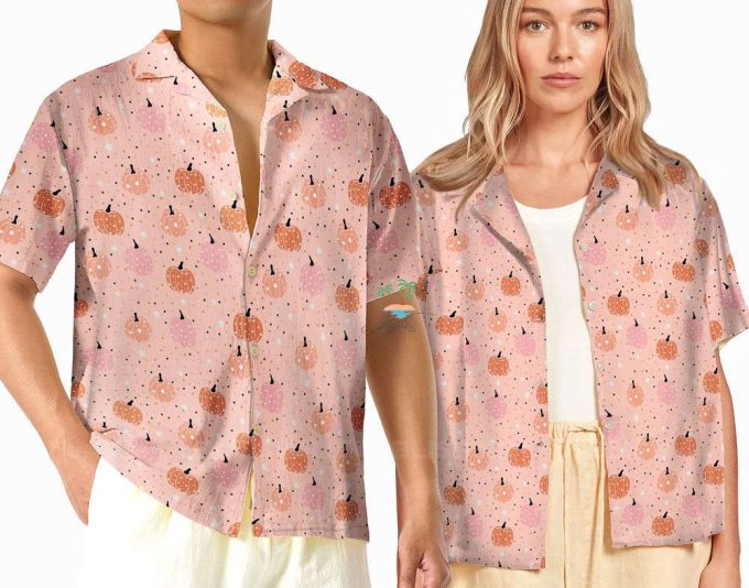 Cute Halloween Pumpkin Hawaiian Shirt 2