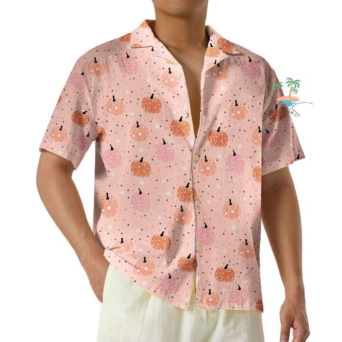 Cute Halloween Pumpkin Hawaiian Shirt 4